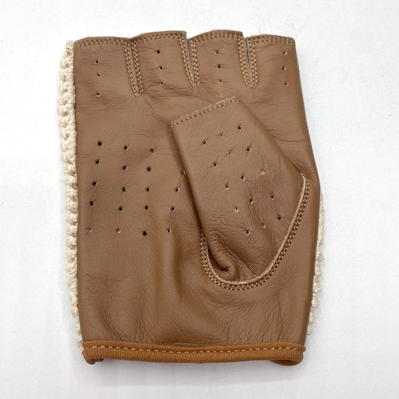 OMP - Tazio Vintage Glove Cream/Brown Leather - SizeM (IB0-0747-A01-010-M) - Image 3